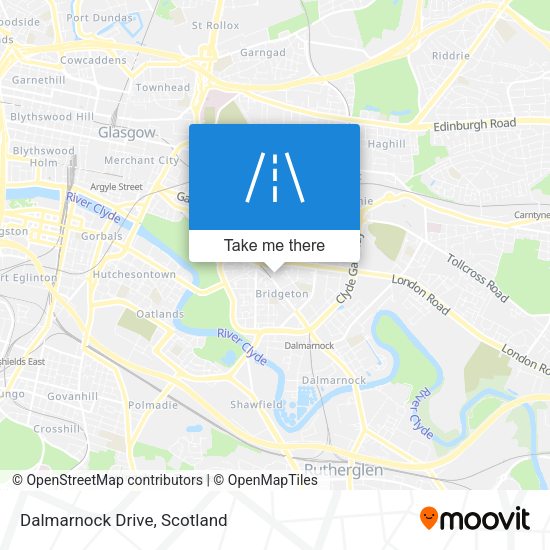 Dalmarnock Drive map
