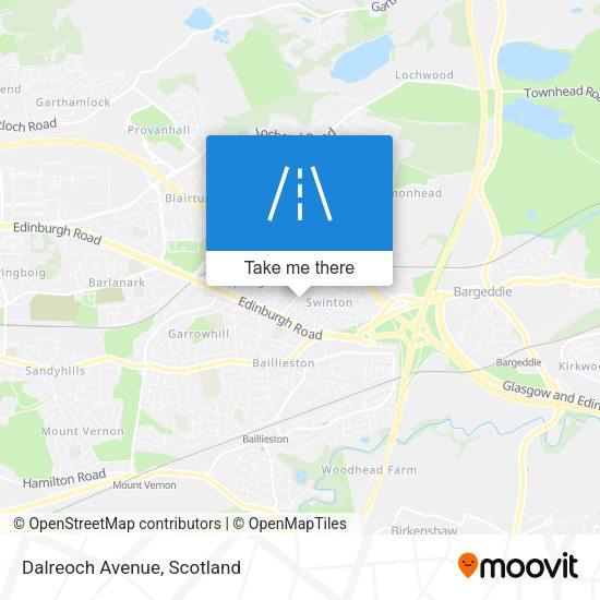 Dalreoch Avenue map