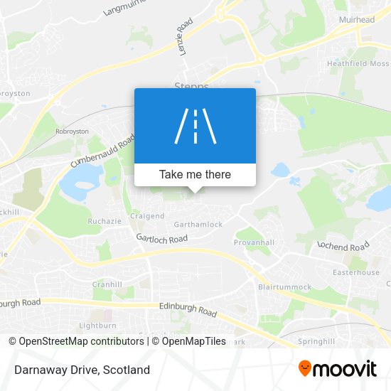 Darnaway Drive map