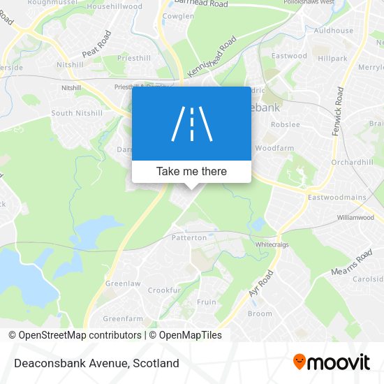 Deaconsbank Avenue map