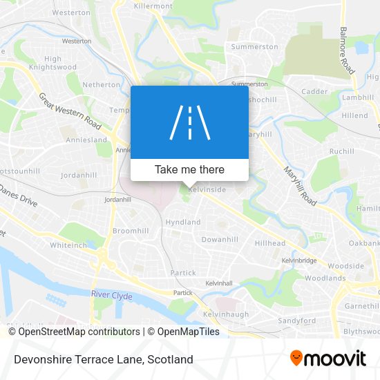 Devonshire Terrace Lane map