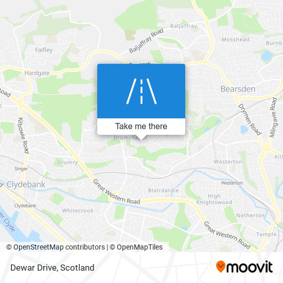 Dewar Drive map