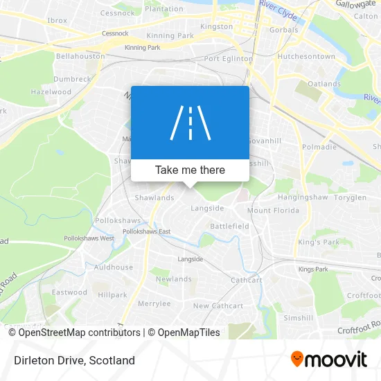 Dirleton Drive map