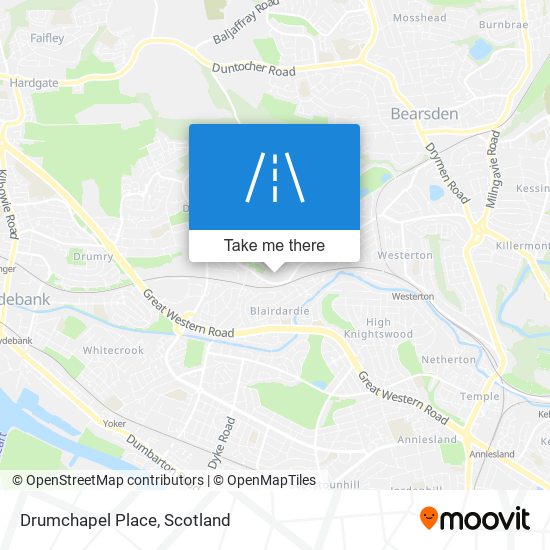 Drumchapel Place map