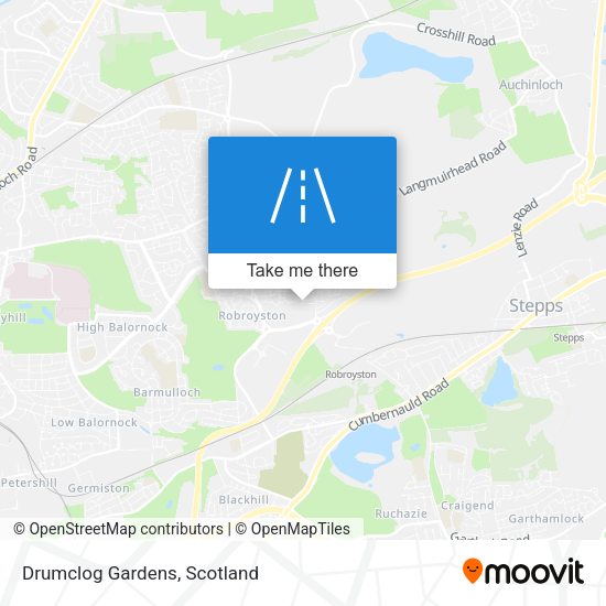 Drumclog Gardens map