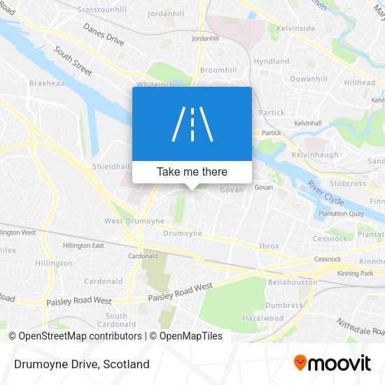 Drumoyne Drive map
