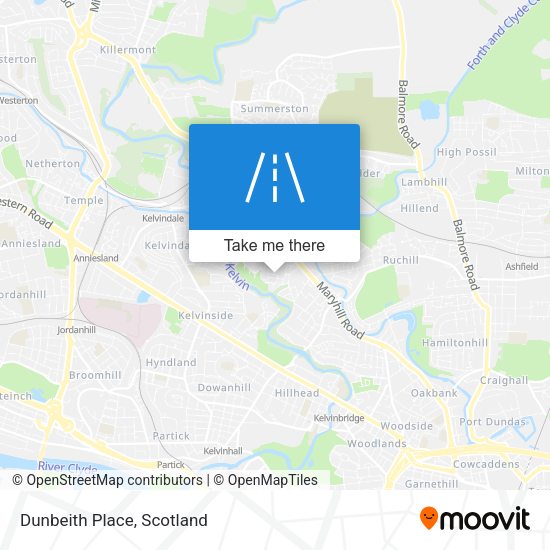 Dunbeith Place map