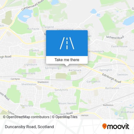 Duncansby Road map