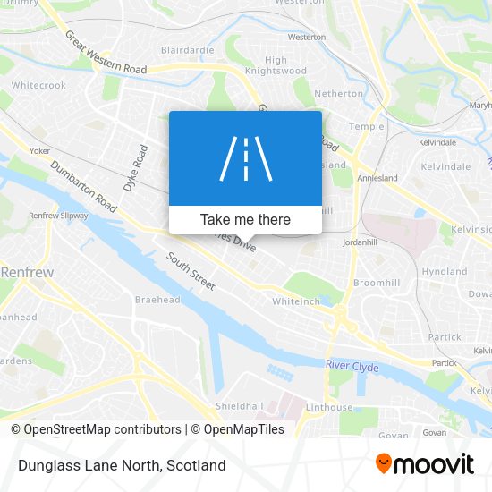 Dunglass Lane North map