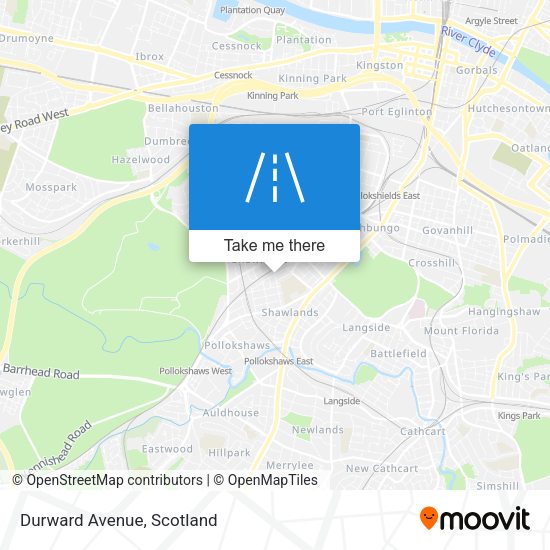 Durward Avenue map