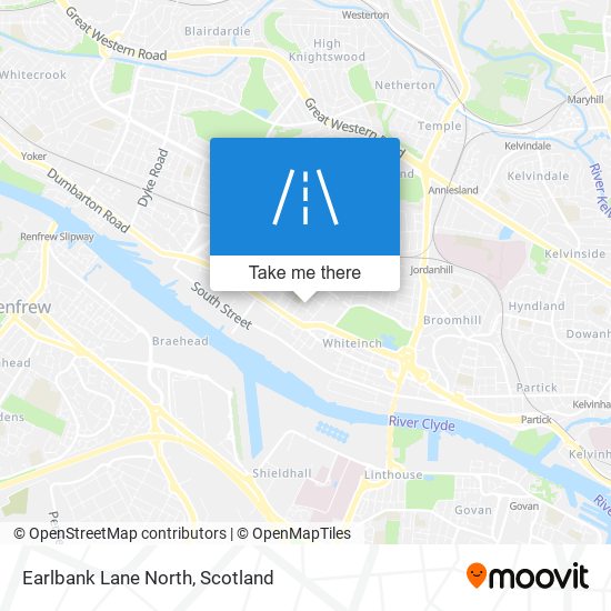 Earlbank Lane North map