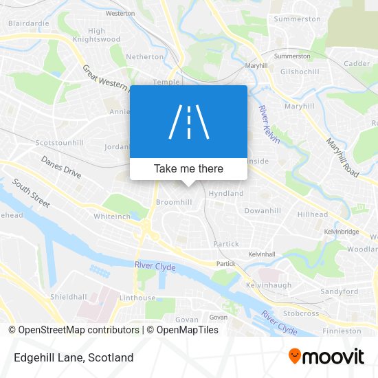 Edgehill Lane map