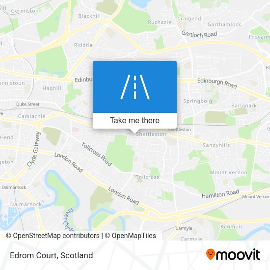 Edrom Court map