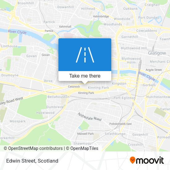 Edwin Street map