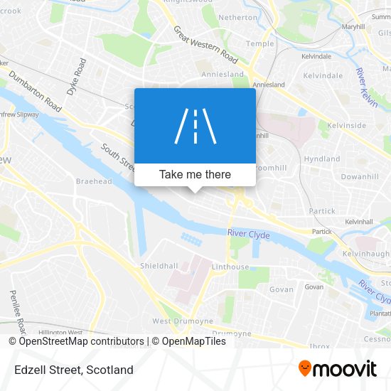 Edzell Street map