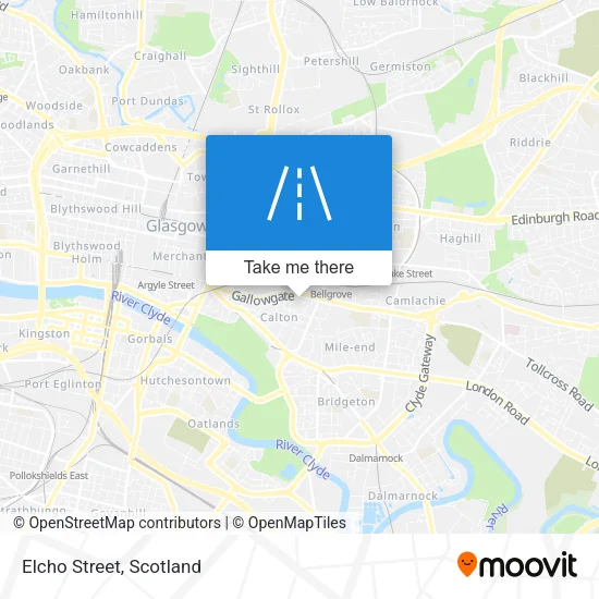 Elcho Street map
