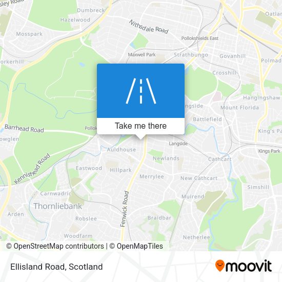 Ellisland Road map