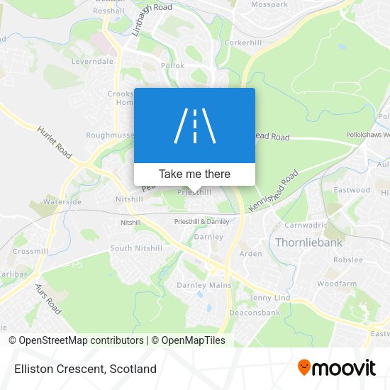 Elliston Crescent map