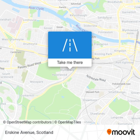 Erskine Avenue map
