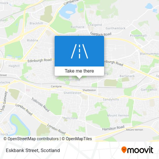 Eskbank Street map