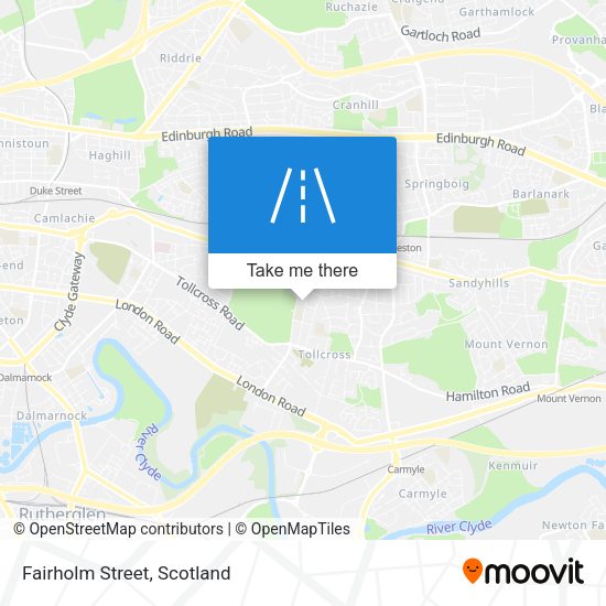 Fairholm Street map