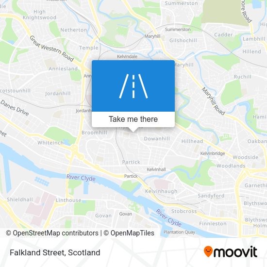 Falkland Street map