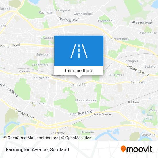 Farmington Avenue map