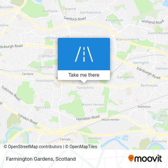 Farmington Gardens map