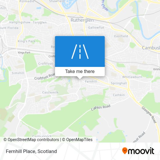 Fernhill Place map