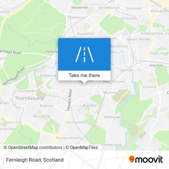 Fernleigh Road map