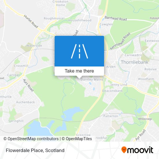 Flowerdale Place map