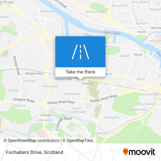 Fochabers Drive map