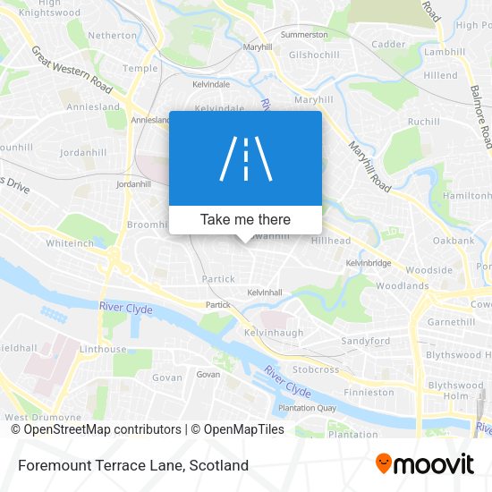 Foremount Terrace Lane map