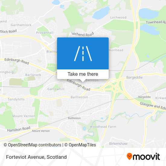 Forteviot Avenue map