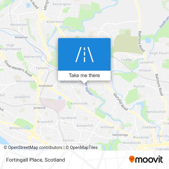Fortingall Place map