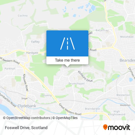 Foswell Drive map