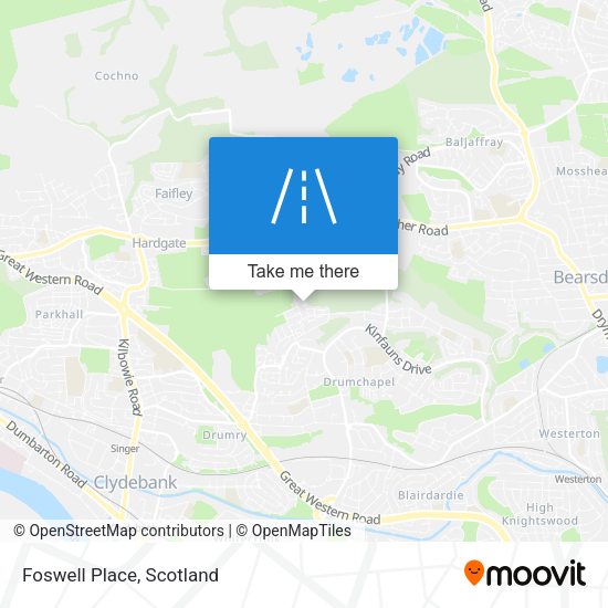 Foswell Place map