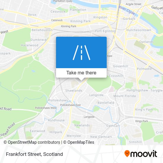 Frankfort Street map