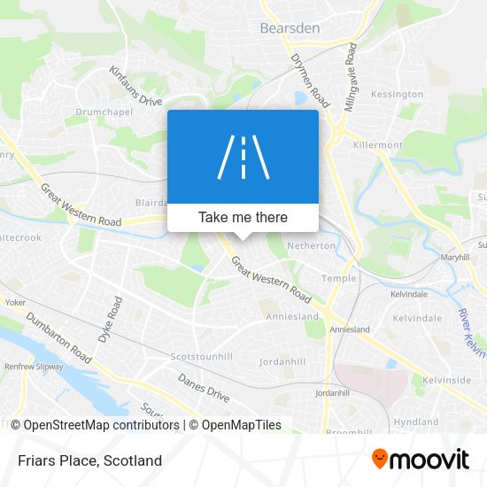 Friars Place map