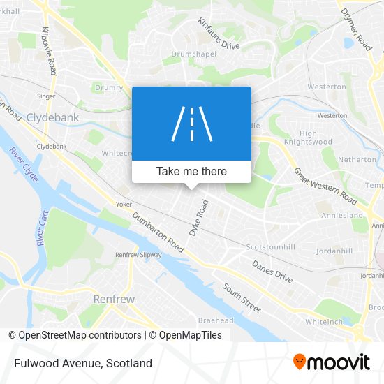 Fulwood Avenue map