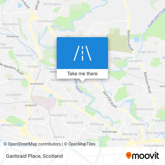 Gairbraid Place map
