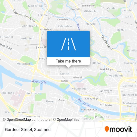 Gardner Street map