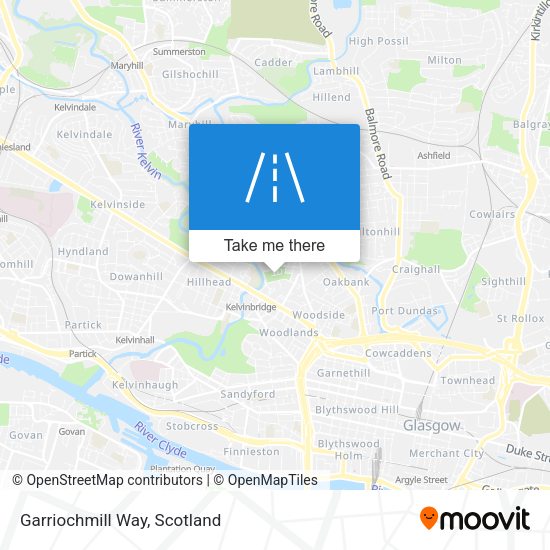 Garriochmill Way map