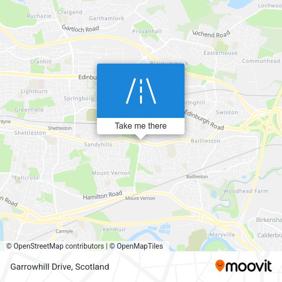 Garrowhill Drive map