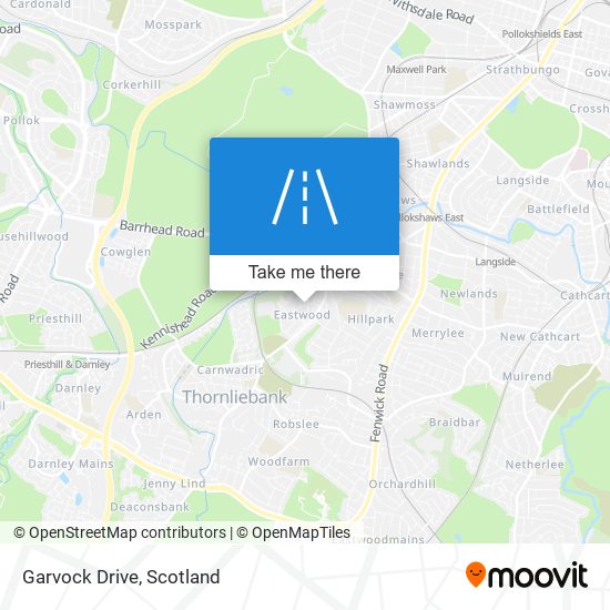 Garvock Drive map