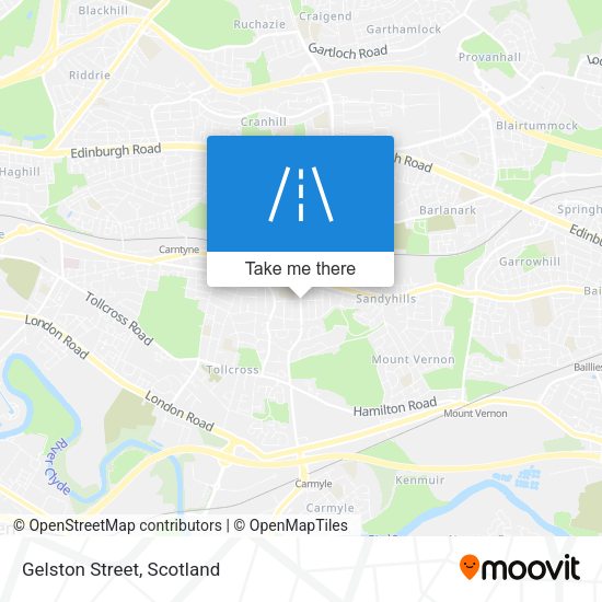 Gelston Street map