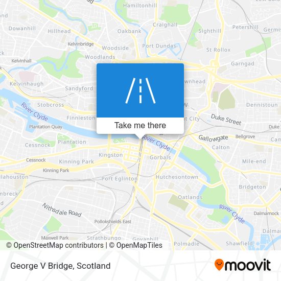 George V Bridge map