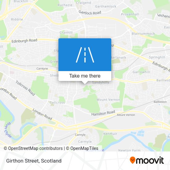 Girthon Street map
