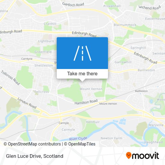 Glen Luce Drive map
