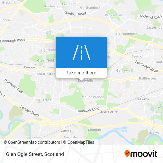Glen Ogle Street map